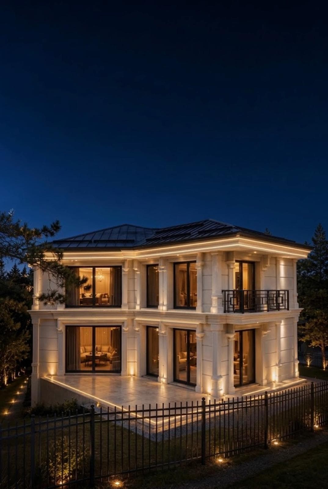 Çamlıdere'de tamamlanan villa projesi, dış görünüm